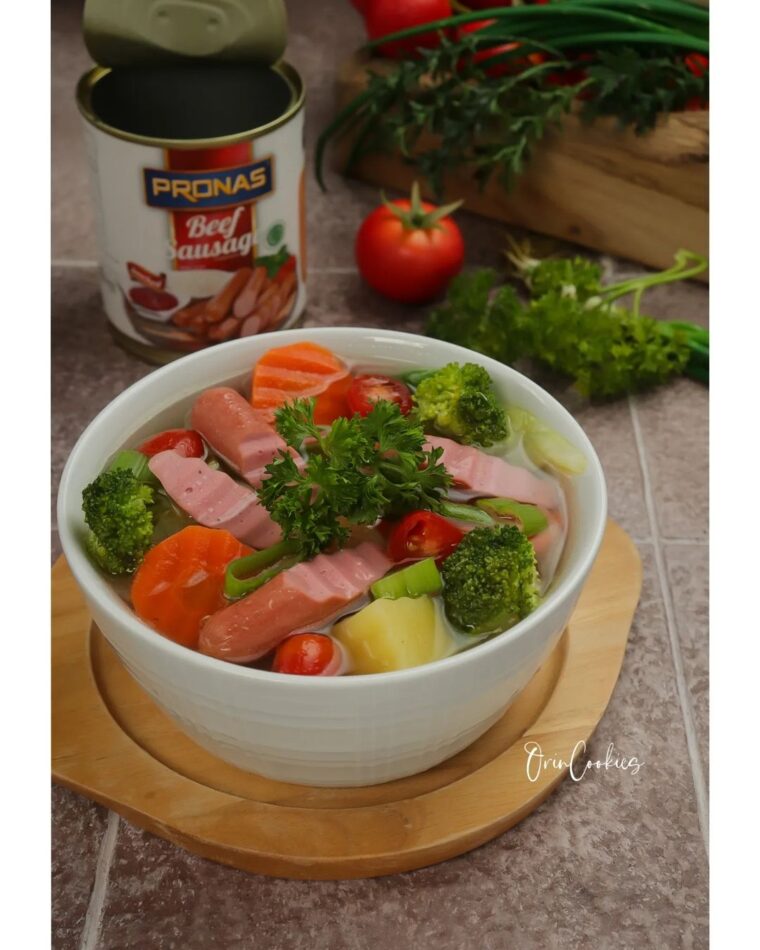 Resep Sop Sayur Sosis Dari orincookies
