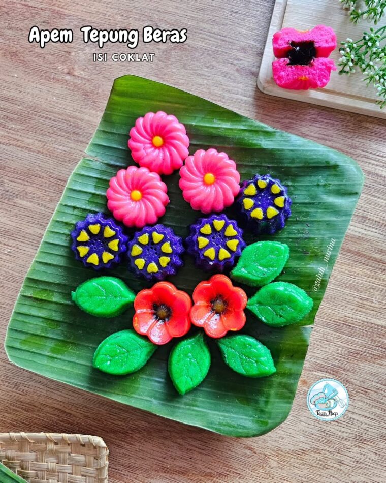 Resep Apem Tepung Beras Isi Coklat Dari galuh_nurina