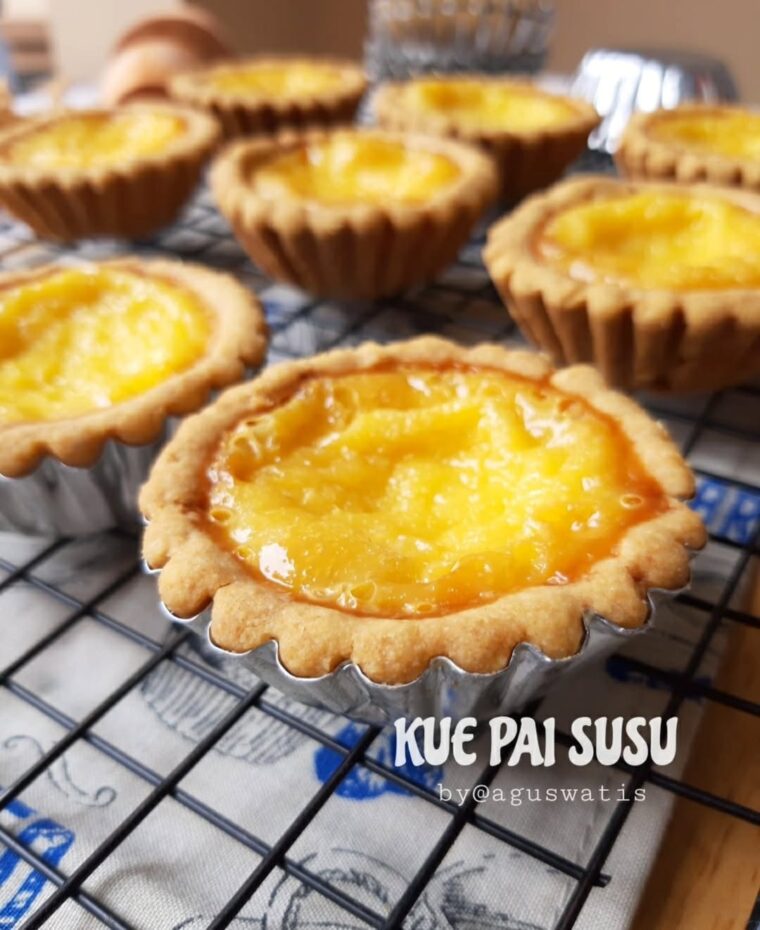 Resep Pie Susu Renyah / Hongkong Egg Tart Dari aguswatis