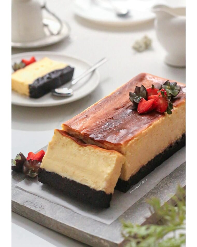 Resep Basque Burnt Cheesecake Brownies Dari moona_jingga