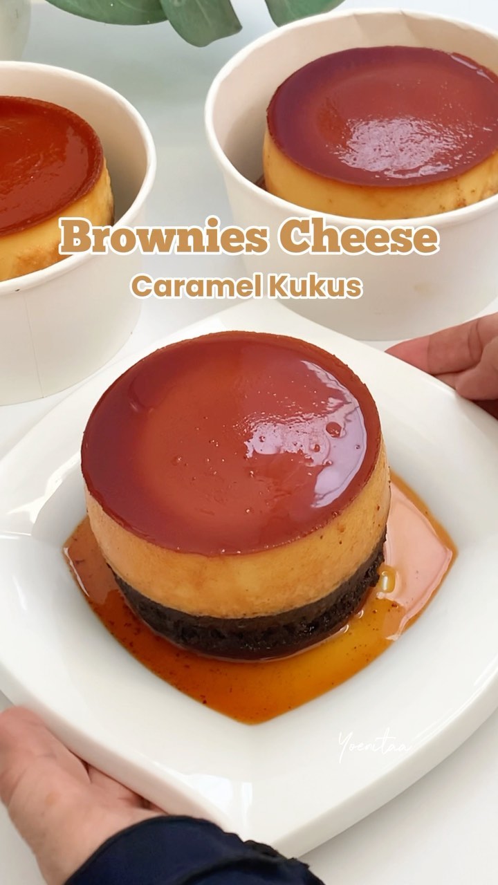 Resep Brownies Cheese Caramel Kukus Dari yoenitaa