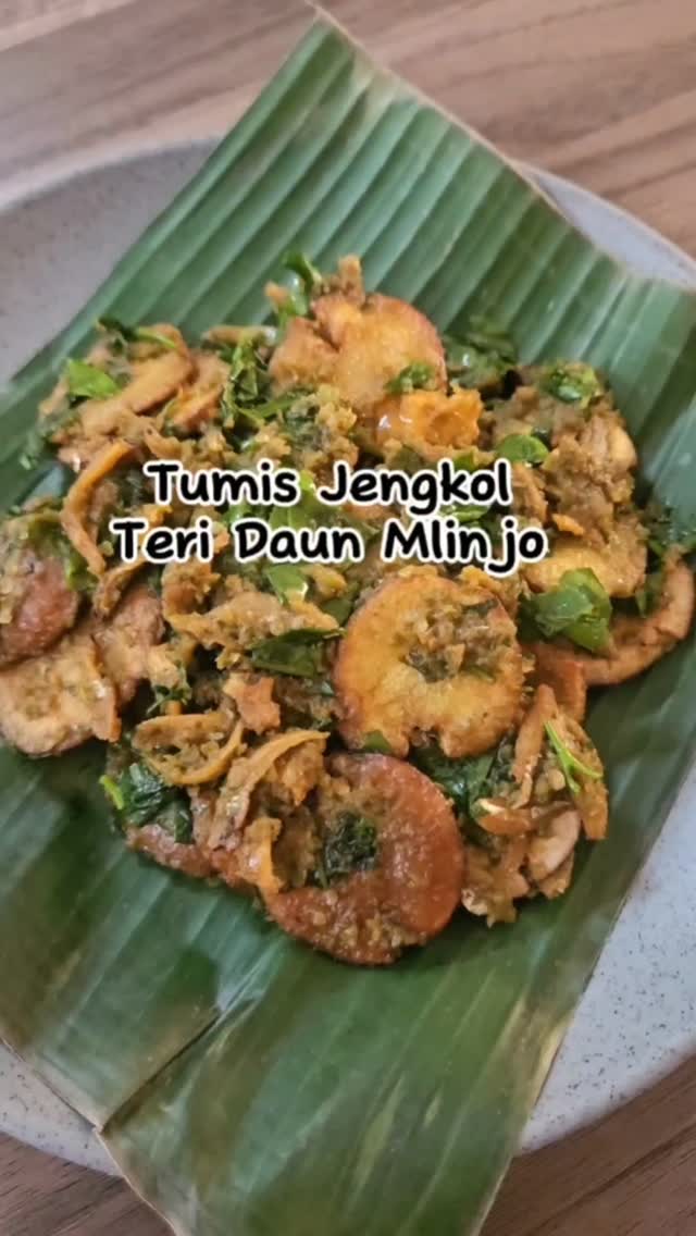 Resep Tumis Jengkol Teri Daun Melinjo Dari rachelviann