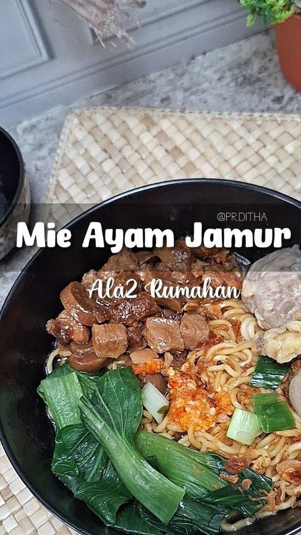 Resep Topping Mie Ayam/ayam Jamur Dari pr.ditha
