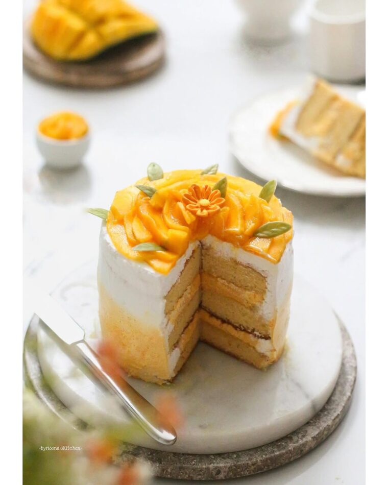 Resep Mango Cream Cake Dari moona_jingga