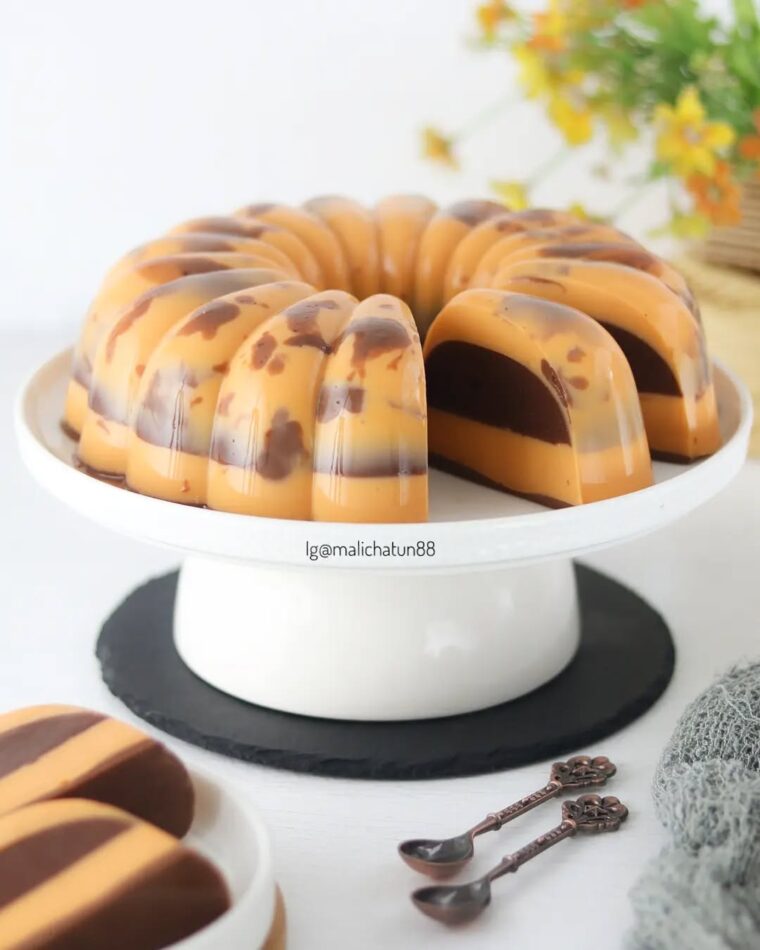 Resep Marble Puding Chocolate Thai Tea Original Dari malichatun88