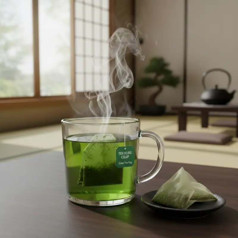 teh hijau diet : Teh Celup