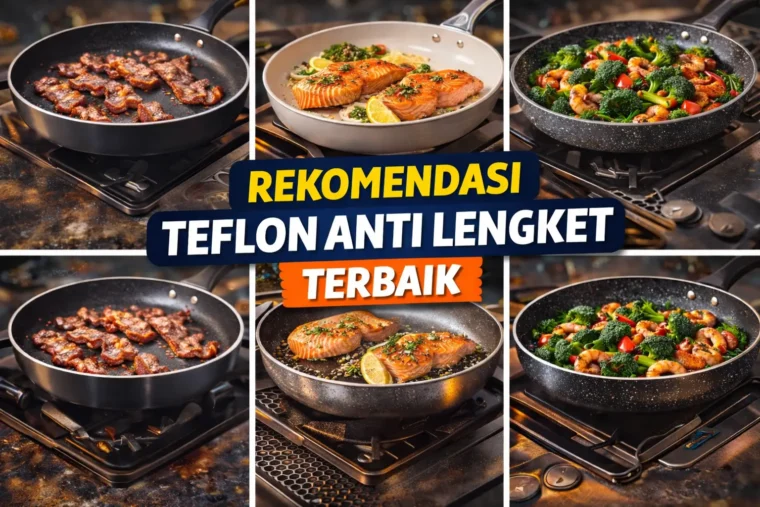 6 Rekomendasi Jenis Teflon Anti Lengket Agar Tak Salah Beli!